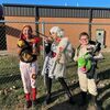 Willow Dietrich was named the winner of the Carnegie Elementary Student Council Kids’ Costume Contest last week with her rendition of Cruella DeVille. Dietrich was competing in the Grade 2-5 division. Finishing in second-place was Elisa Rae Longhat who dressed as a softball girl. Steele Davis was third with his Ghostbusters costume.